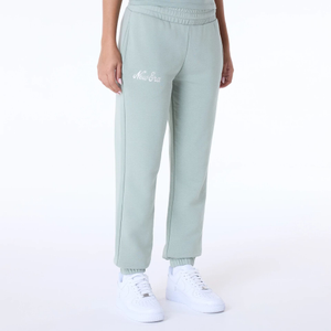 Womens New Era Script Pastel Green Joggers