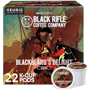 Black Rifle Coffee Blackbeard's Delight K-Cups, Dark Roast – 22 Count