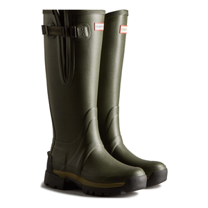 Women's Balmoral Tall Side Adjustable Neo Lined Tech Sole Boot - Dark Olive