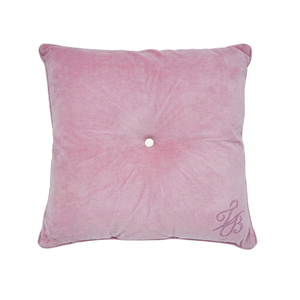 Branded Button Cushion 50cm x 50cm, Pink