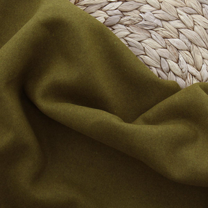 Tissu drap de laine pour manteau - Vert militaire