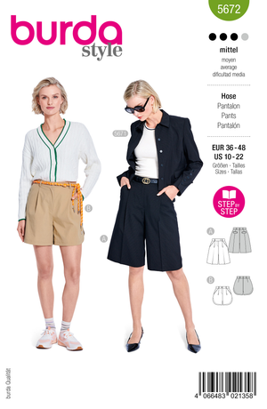 Patron de short - Burda 5672