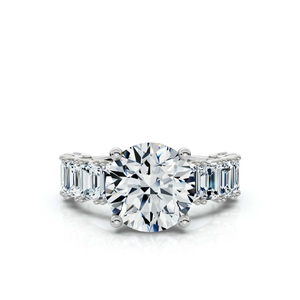 14K White Gold Zahara Accents Lab Grown Diamond Ring (2 2/5 ct. tw)