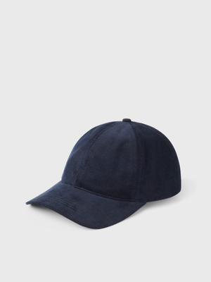 Navy Corduroy Baseball Cap