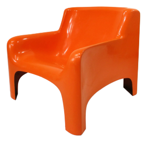 Vico Magistretti Italian Styled Space Age Lounge Chair