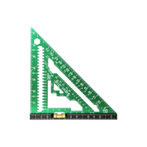 SquiJig SM-SQUI-JIG-FPRS75GREEN 7-1/2in Fusion Pro Rafter Square with Level - Green
