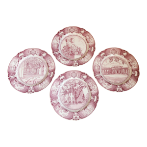 United States Navy Wedgwood Mulberry Plates