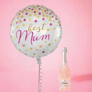 Best Mum Balloon with Freixenet Rosé Gift Set
