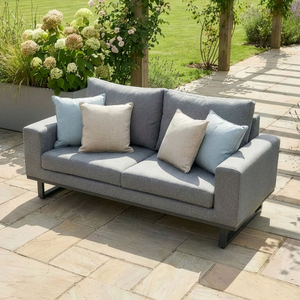 Maze - Outdoor Fabric Ethos 2 Seat Sofa - Zinc Grey