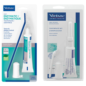 CET Toothpaste and Toothbrush Kits - Animal : Dog & Cat Toothbrush & Paste Kit