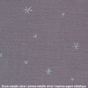 Belf ast Sparkle Linen 32ct - Dark Grey / Brushed Silver<small><i>totals is referring on a single cut of 50x70cm.</i></small>