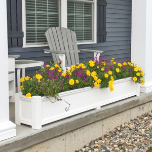 60"L x 10"H x 10"W Cape Cod PVC Planter Box