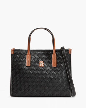Tommy Hilfiger TH City Womens Mini Tote Bag - Black Mix