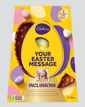 Personalised Mini Eggs Ultimate Egg XXL 374g