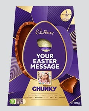 Personalised Chunky Ultimate Egg XXL 389g