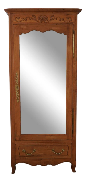 Ethan Allen Legacy Country French Mirror Door Armoire