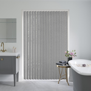 Isay Gaze Grey Vertical Blinds: 1855mm x 915mm Recess