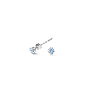 Aquamarine Orissa Studs In Sterling Silver (one size)