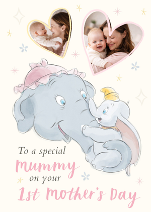 Disney Dumbo First Mother's Day Photo Upload Card