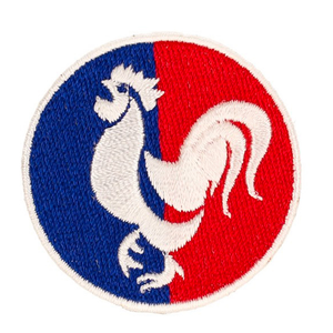 Écusson thermocollant coq France