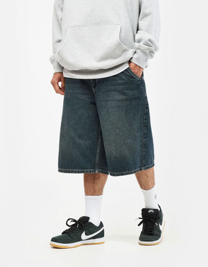 Route One Super Baggy XL Jorts - Light Wash