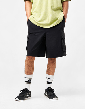 Nike SB Belted Kearny Cargo Shorts - Black/White