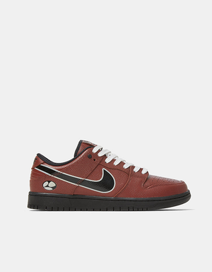 Nike SB 'Limosine' Dunk Low Pro QS Skate Shoes - Dark Pony/Black-Silver-White