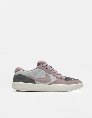 Nike SB Force 58 Skate Shoes - Flt Silver/Taupe Grey-Dark Grey
