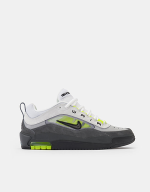 Nike SB Air Max Ishod Skate Shoes - Black/Neon Yellow-Anthracite-Lt Graphite