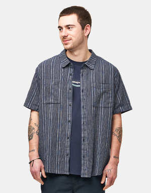 Patagonia Back Step S/S Shirt - Rapids: New Navy