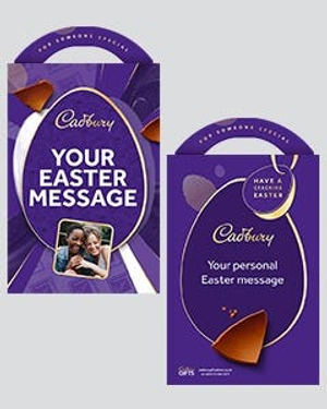 Personalised Dairy Milk Large Easter Egg XL 242g
