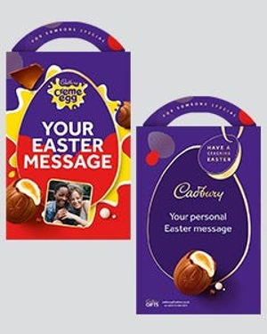 Personalised Creme Egg Easter Egg 255g XL