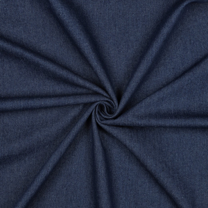 Tissu jeans coton léger - Bleu denim