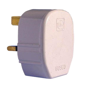 MK Electric 655WHI Toughplug White Fused 3-Pin Plug 13A