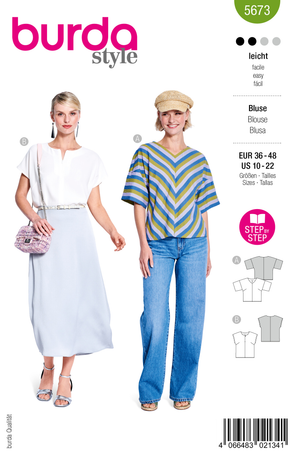 Patron de chemisier - Burda 5673