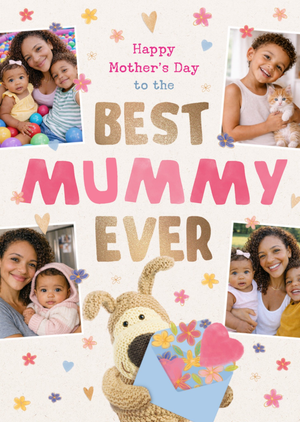Boofle Happy Mother's Day Best Mummy Ever Illustrated Photo Upload Card