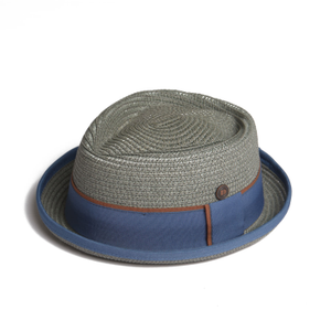 Dasmarca Durban Summer Diamond Crown Light Weight Breathable Porkpie Hat - Patina (57cm)