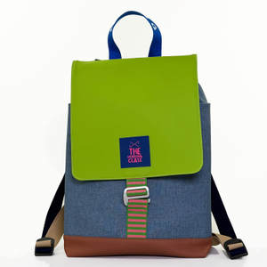 Waterproof The Hook Backpack With Double Zipper - Pistachio Green