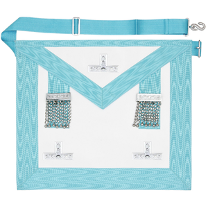 Craft Worshipful Master Masonic Apron - Traditional lodge apron with refined ceremonial finish