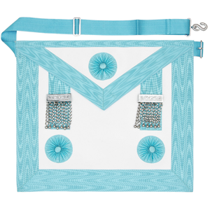 Craft Master Mason MM (3rd Degree) Masonic Apron - Ceremonial regalia for Masonic lodge rituals