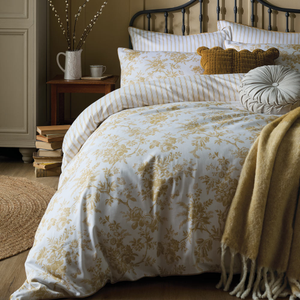 Walled Garden Ochre Yellow Duvet Cover Set