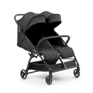 Ickle Bubba Aries Double Autofold Stroller - Graphite Grey