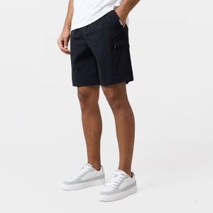 Premium Tech Cargo Short |  Black