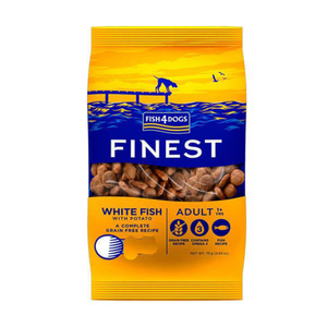 FISH4DOGS Finest Adult Small Kibble, White Fish &amp; Potato Sample Pack 75g