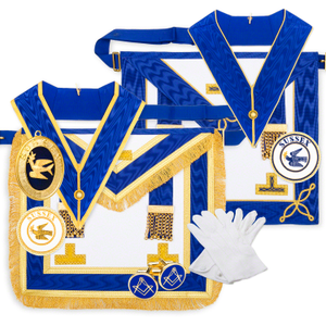 Craft Provincial Lambskin Undress & Full Dress Regalia Set - Essential Masonic regalia for lodge events