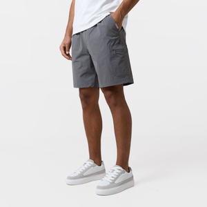 Premium Tech Cargo Short | Mid Grey