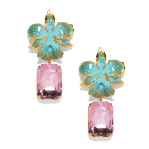 The Pink Reef Vanilla Orchid Jeweled Drop In Ocean Pink (one size)