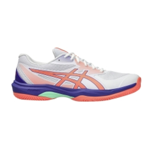 ASICS Game FF Padel - White/Vivid Coral