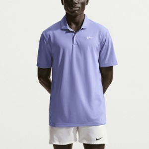 Nike Dri-FIT Solid Logo Polo - Light Thistle/White