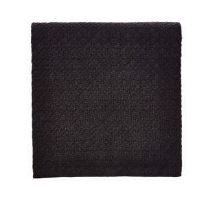 Diagonal T Matelasse Throw, Black